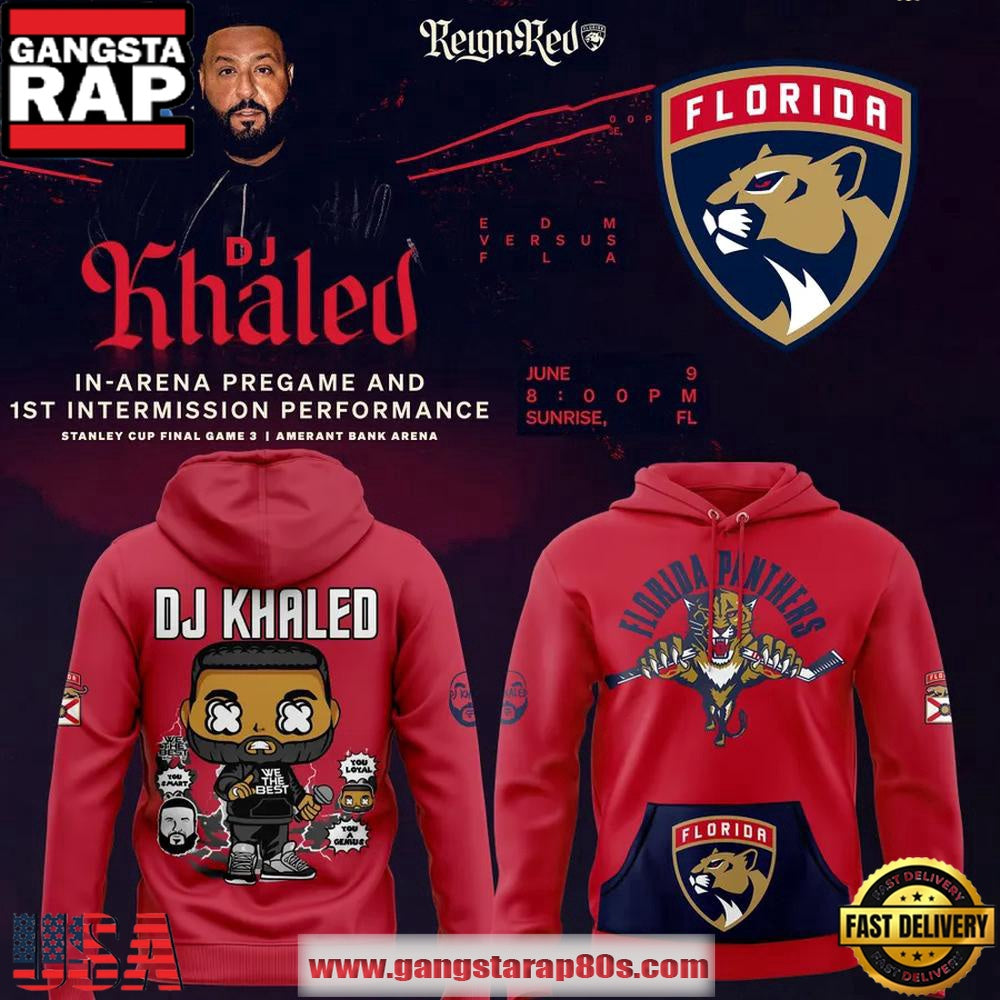 Florida Panthers x DJ KHALED Special Edition All Over Print Hoodie