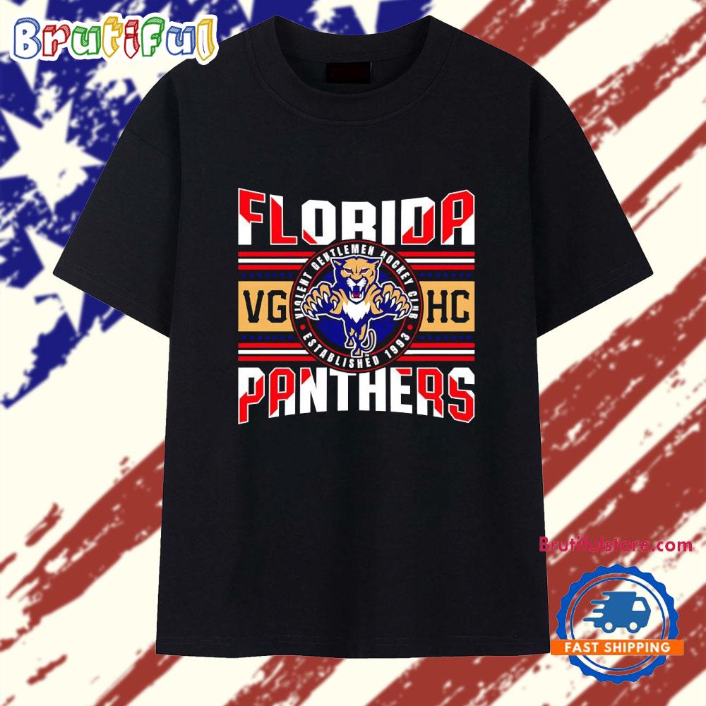 Florida Panthers X VGHC Flag T Shirt
