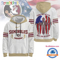 Florida State Seminoles 2025 NCAA Stand For The Flag Kneel For the Cross Hoodie