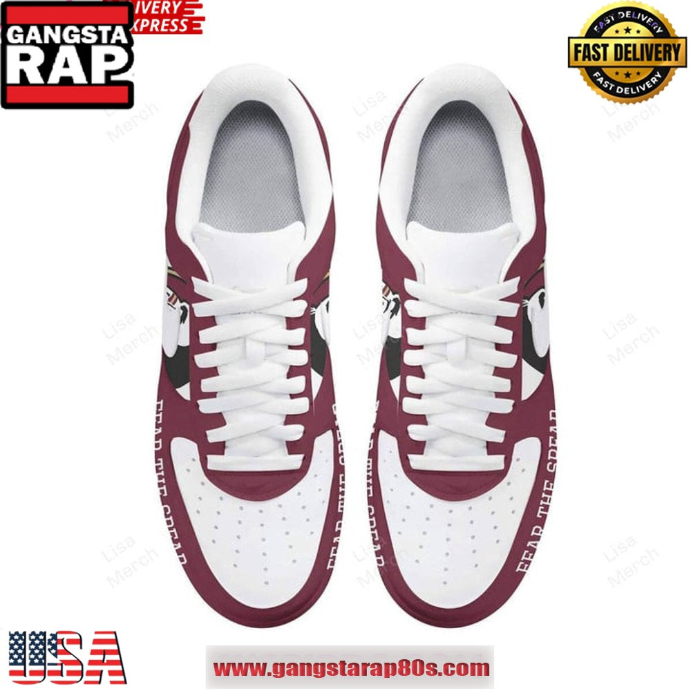 Florida State Seminoles Fear The Spear Air Force 1 Running Sneakers Shoes