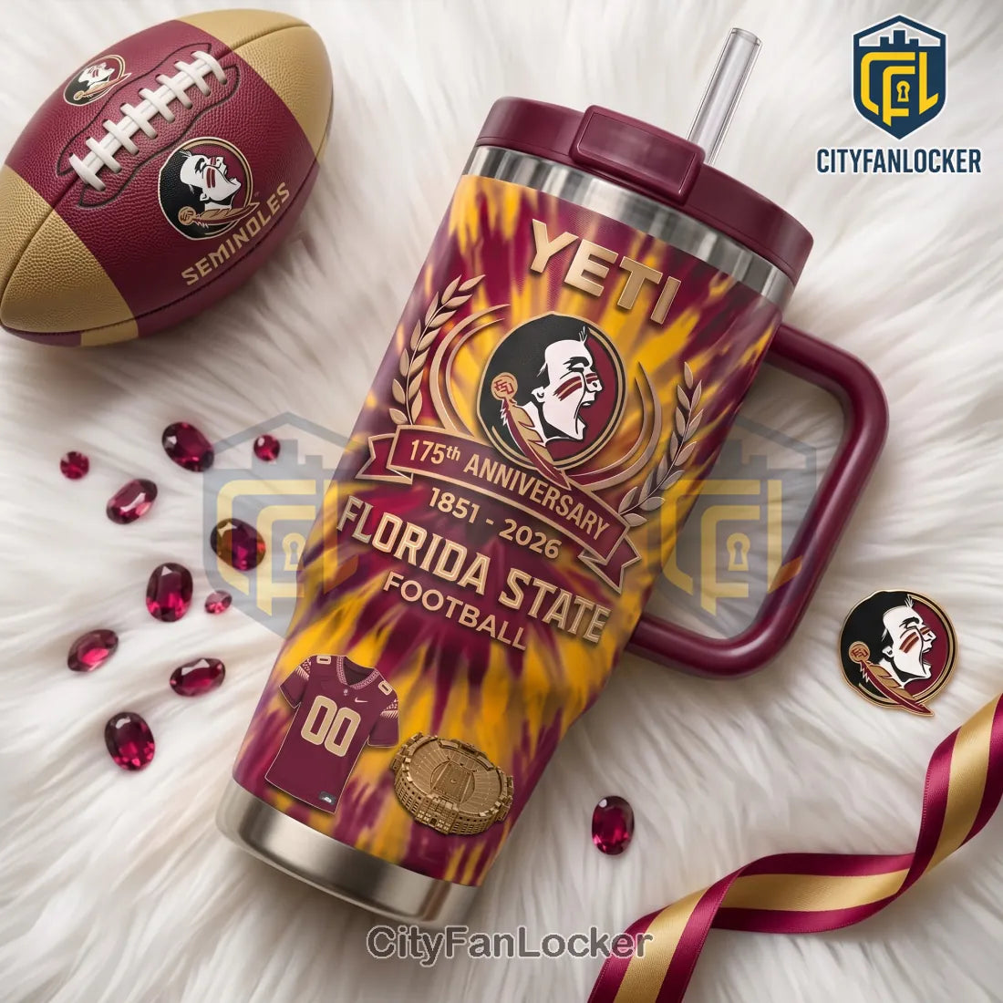 Florida State University 175th Anniversary Stanley Tumbler