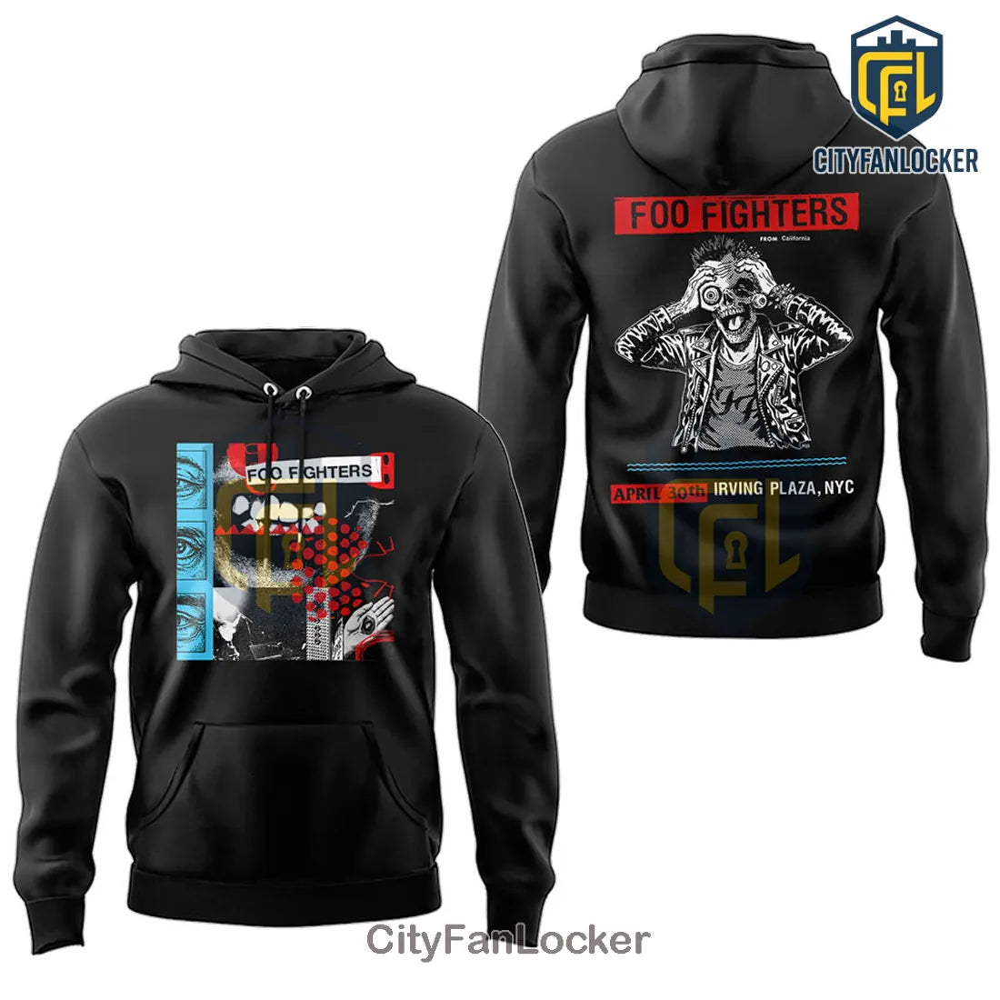Foo Fighters Irving Plaza NYC April 30th Secret Show Hoodie