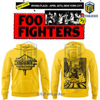 Foo Fighters Irving Plaza NYC Live Concert 2026 Yellow Hoodie