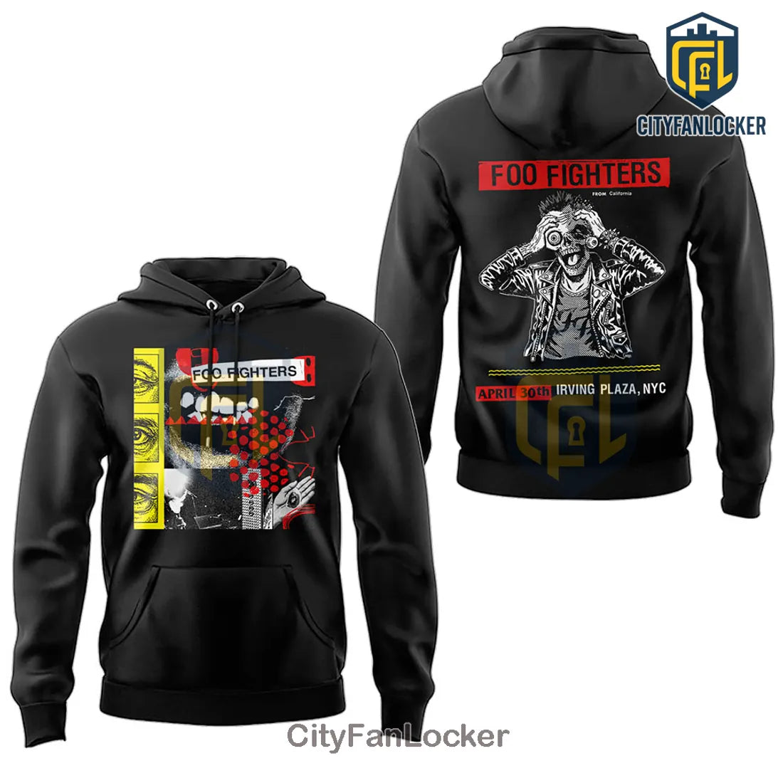 Foo Fighters Irving Plaza NYC Secret Show April 30th Concert Hoodie