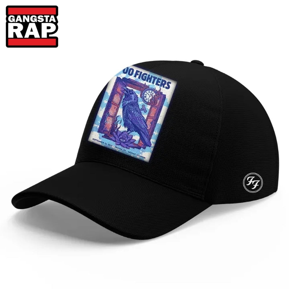 Foo Fighters Mosaic Stadium Regina 2026 Tour Classic Cap, Trendy Music Baseball Cap