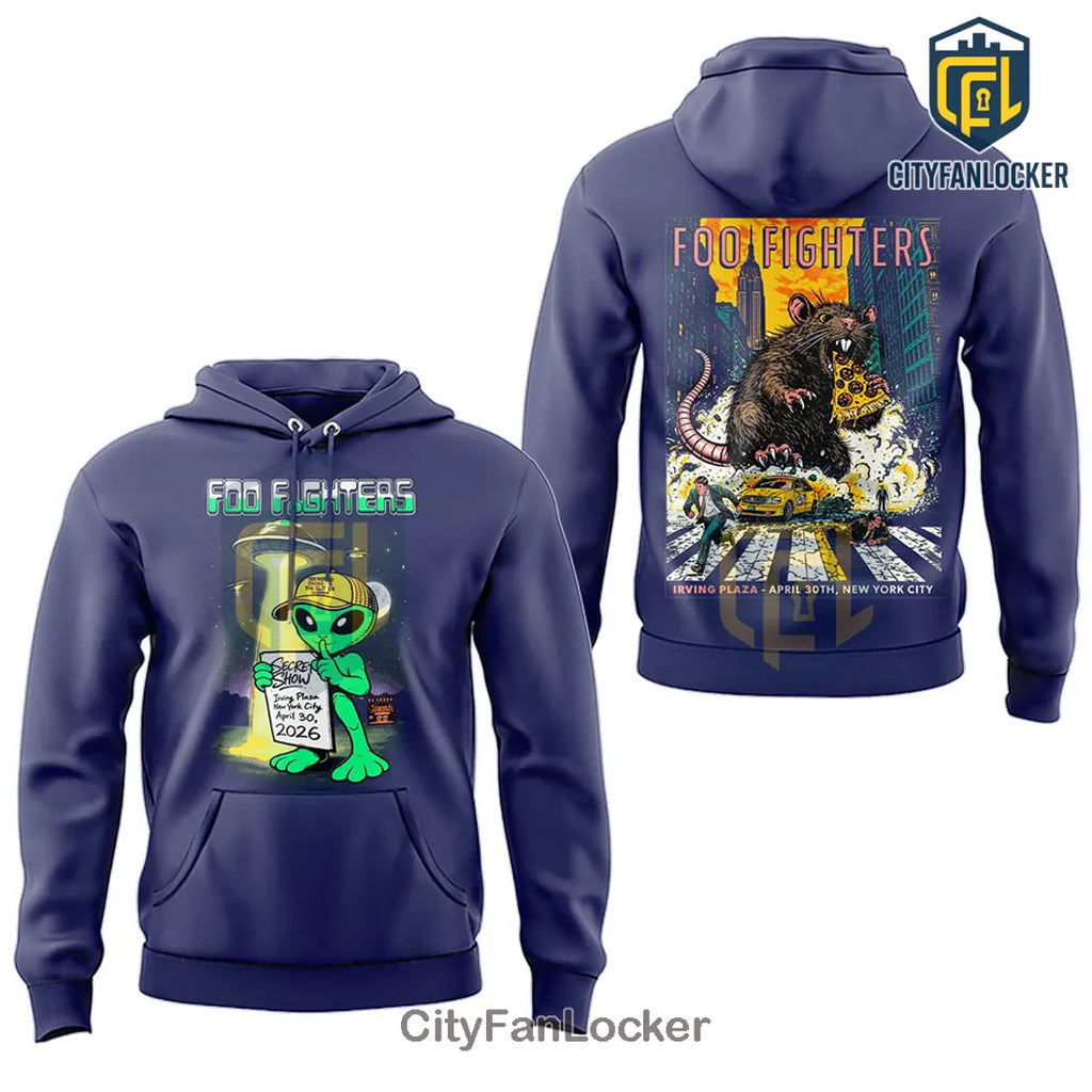 Foo Fighters Secret Show Irving Plaza New York 2026 Hoodie