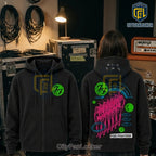 Foo Fighters Take Cover Tour 2026 Skeleton Zip Hoodie