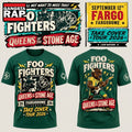 Foo Fighters x North Dakota State Bison Football Take Cover Tour 2026 Mascot Shirt