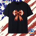 Football Coquette Bow T Shirt