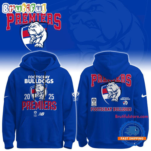 Footscray Bulldogs Premiers Editions 2025 Hoodie T-Shirt