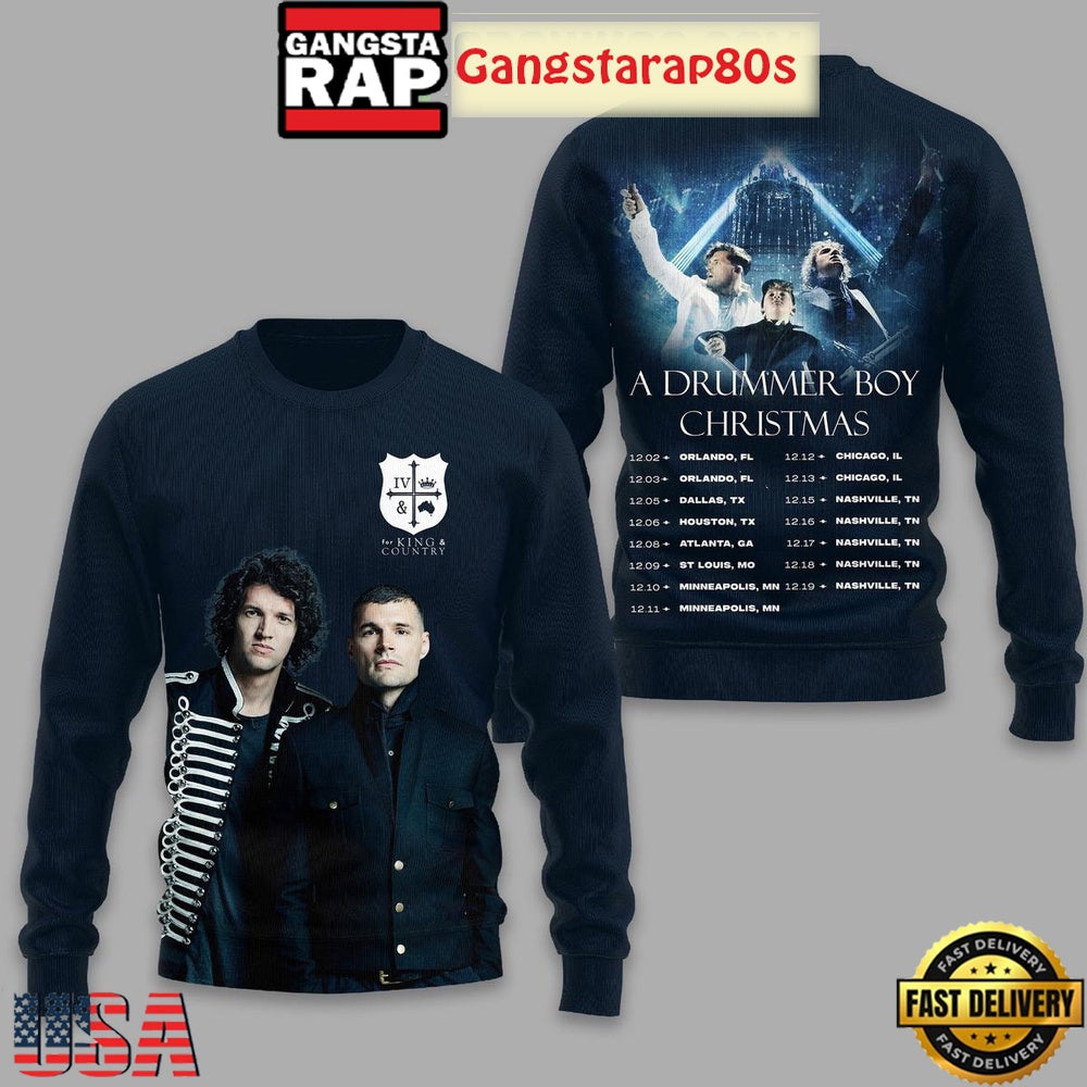 For King & Country A Drummer Boy Christmas 2025 Special Sweatshirt
