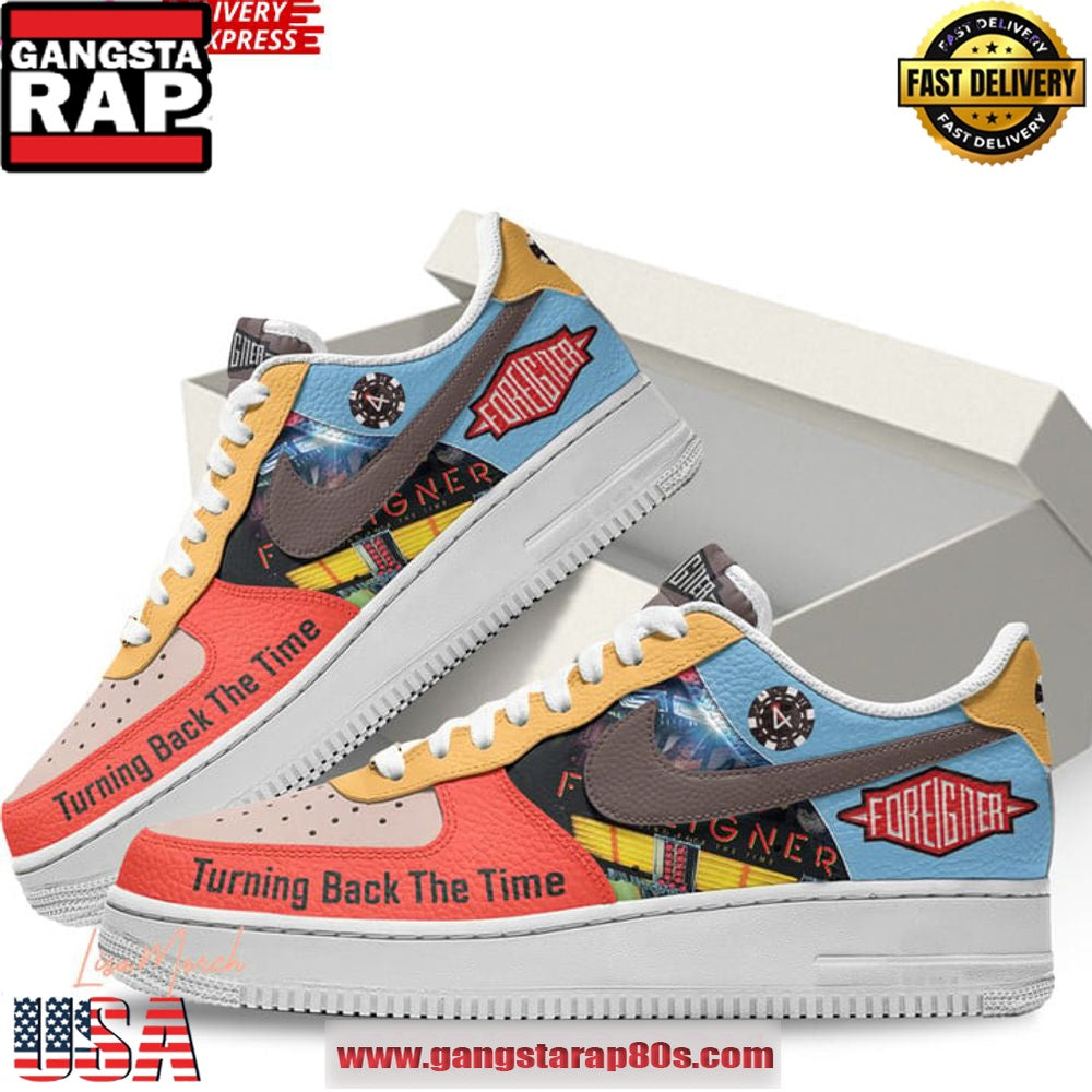 Foreigner Turning Back the Time Limited Edition Air Force 1 Sneakers Shoes