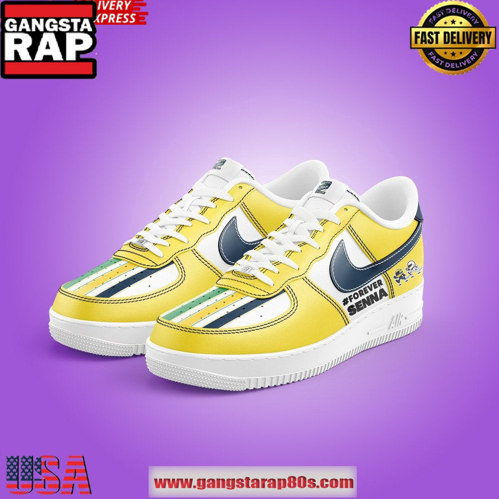 Forever Senna Monaco F1 Team Air Force 1 Running Sneakers Shoes