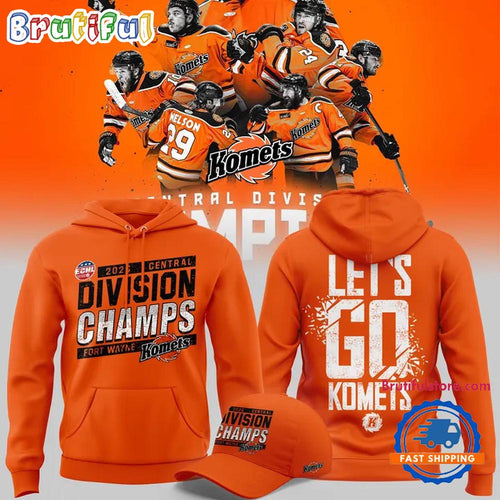 Fort Wayne Komets Division Champions 2026 Limited Edition Hoodie T-Shirt