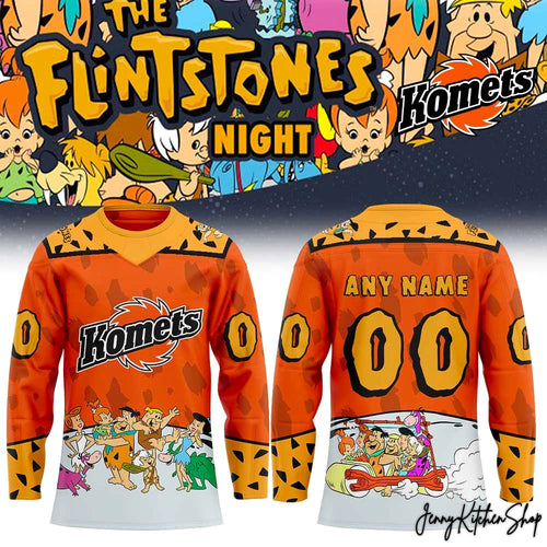 Fort Wayne Komets Flintstone Night Limited Hockey Jersey