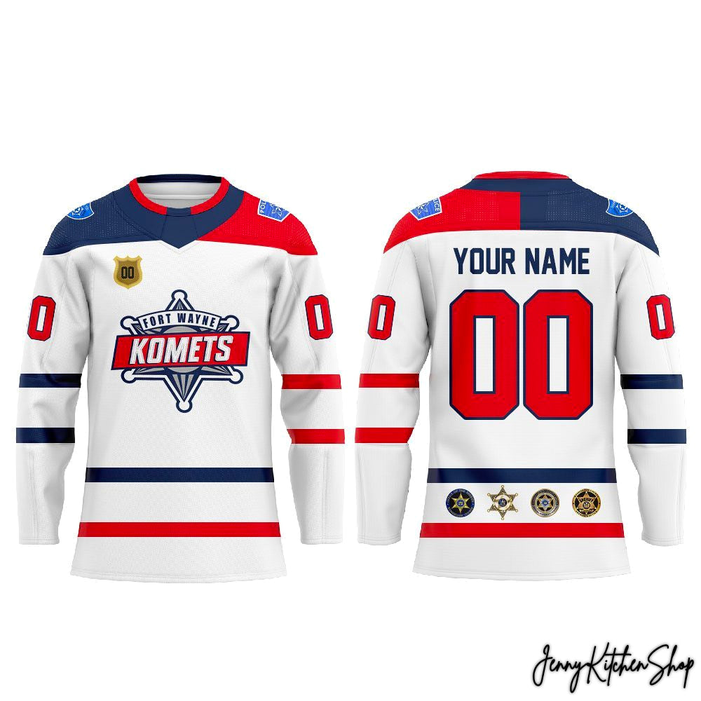 Fort Wayne Komets Law Enforcement 2026 Night Hockey Jersey