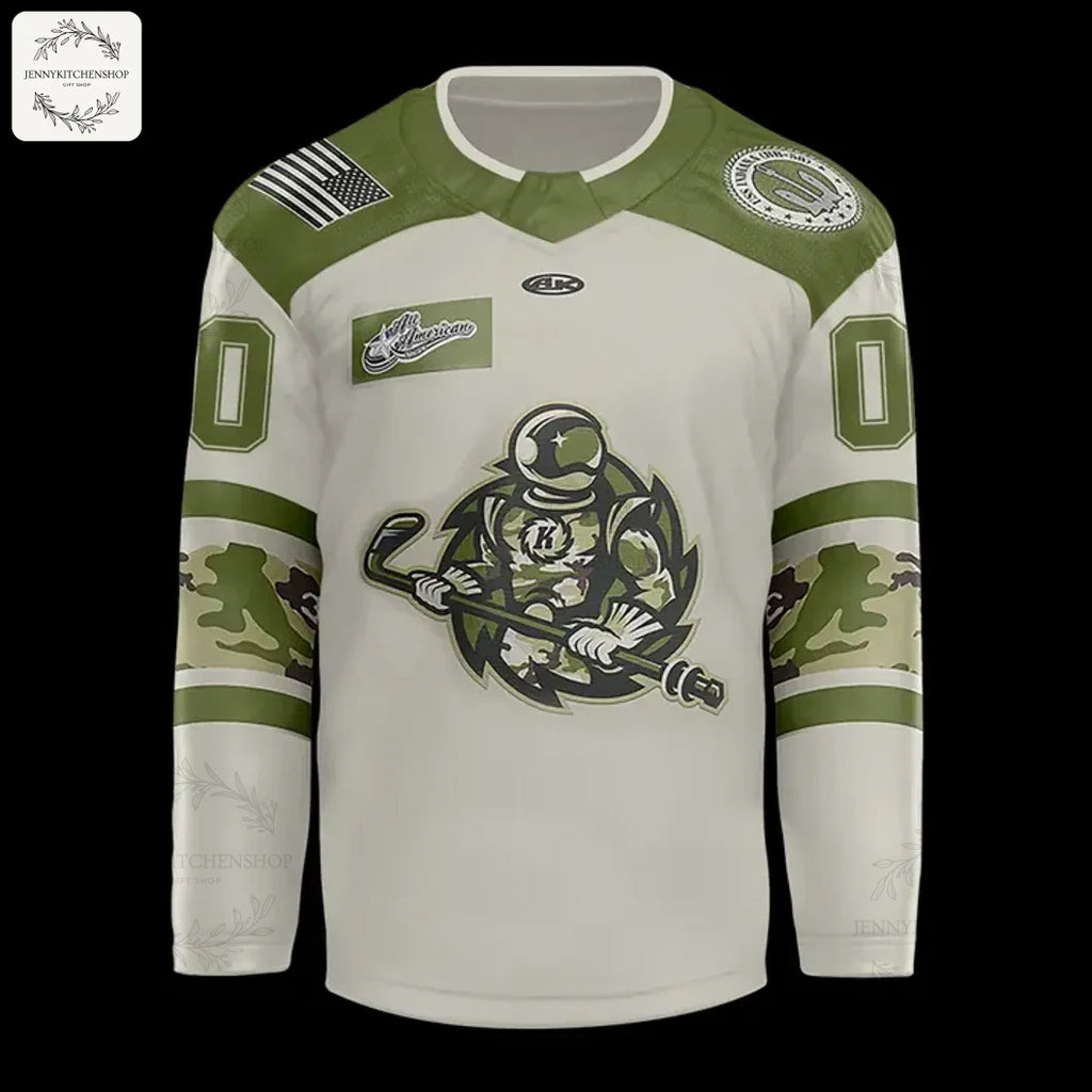 Fort Wayne Komets Military Appreciation 2025 Hockey Jersey