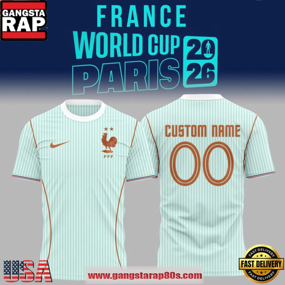 France World Cup 2026 National Team Uniform Custom T Shirt