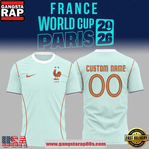 France World Cup 2026 National Team Uniform Custom T Shirt