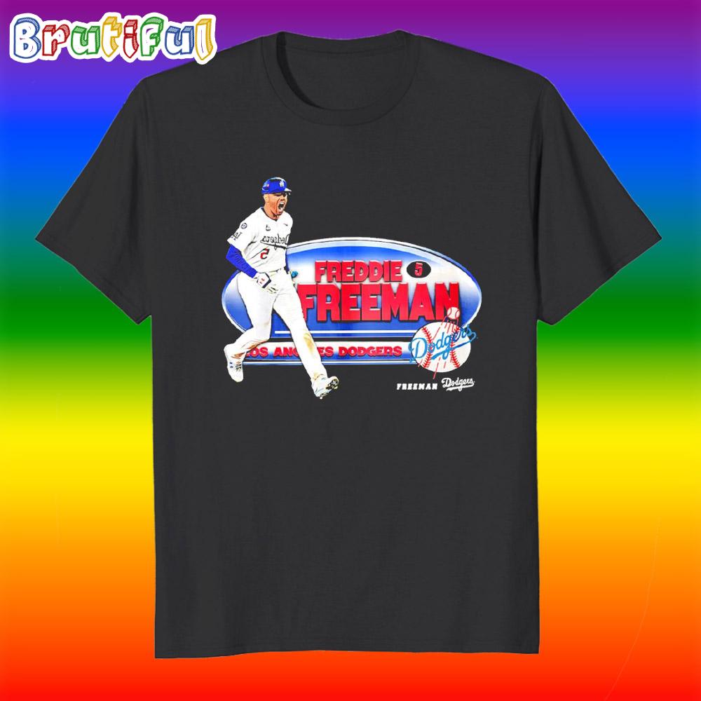 Freddie Freeman Los Angeles Dogers 2025 Signboard T Shirt
