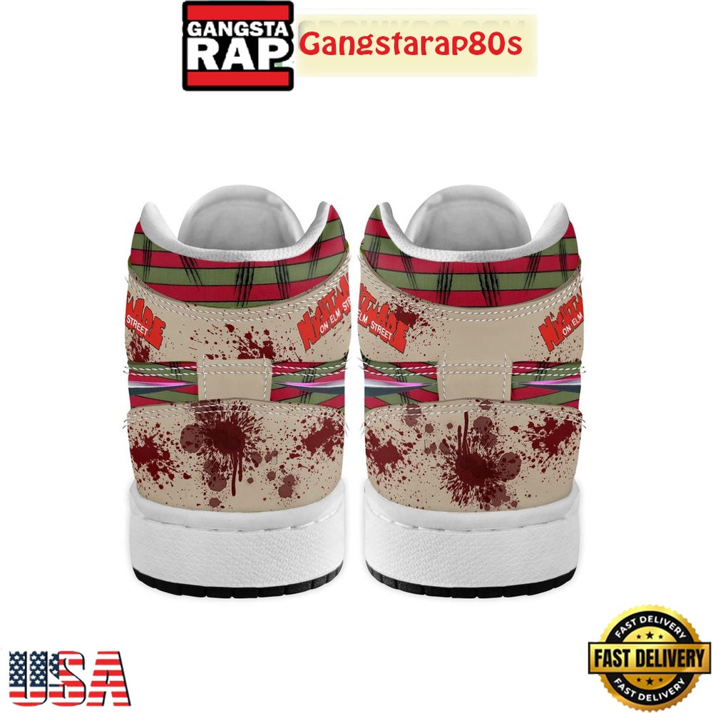 Freddy Krueger Halloween Air Jordan 1 Shoes Running Sneakers