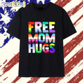Free mom Hugs Pride Month T Shirt
