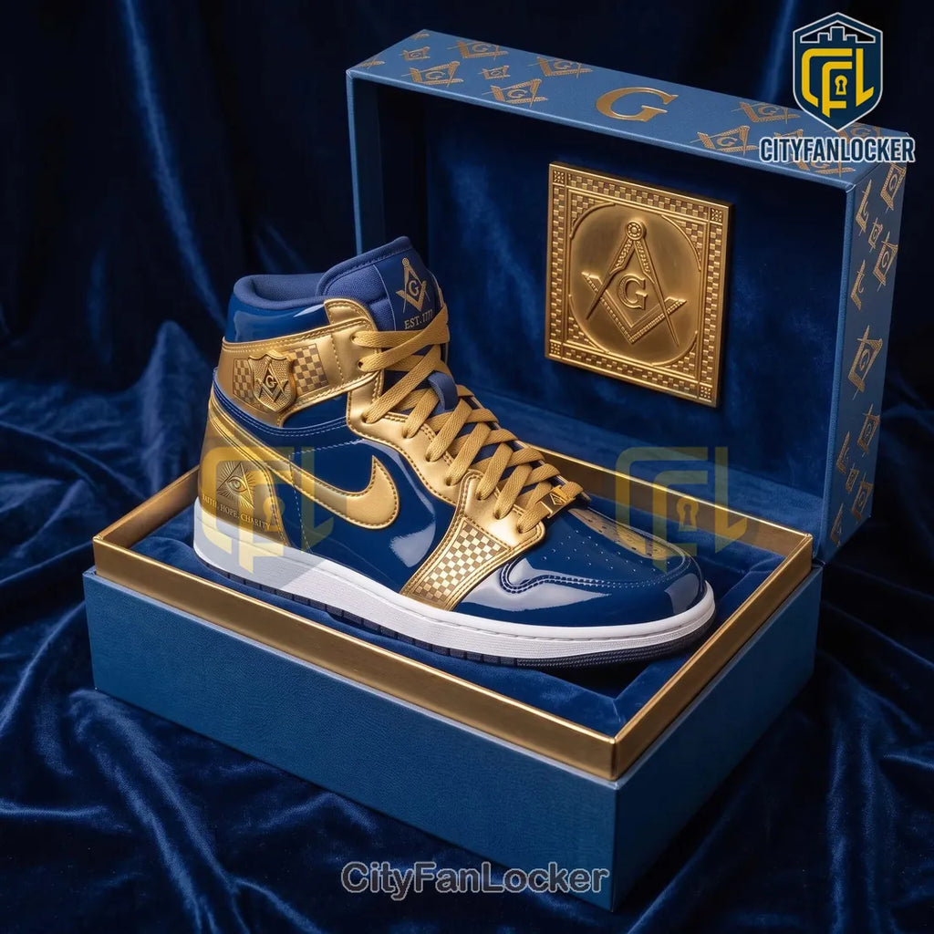 Freemason Air Jordan 1 High Top Sneakers