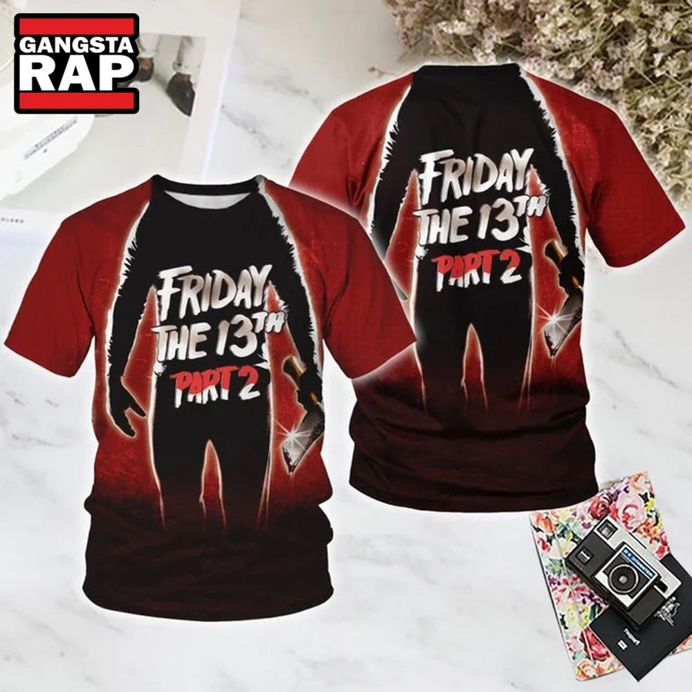 Friday the 13th 1981 Halloween All Over Print T Shirt