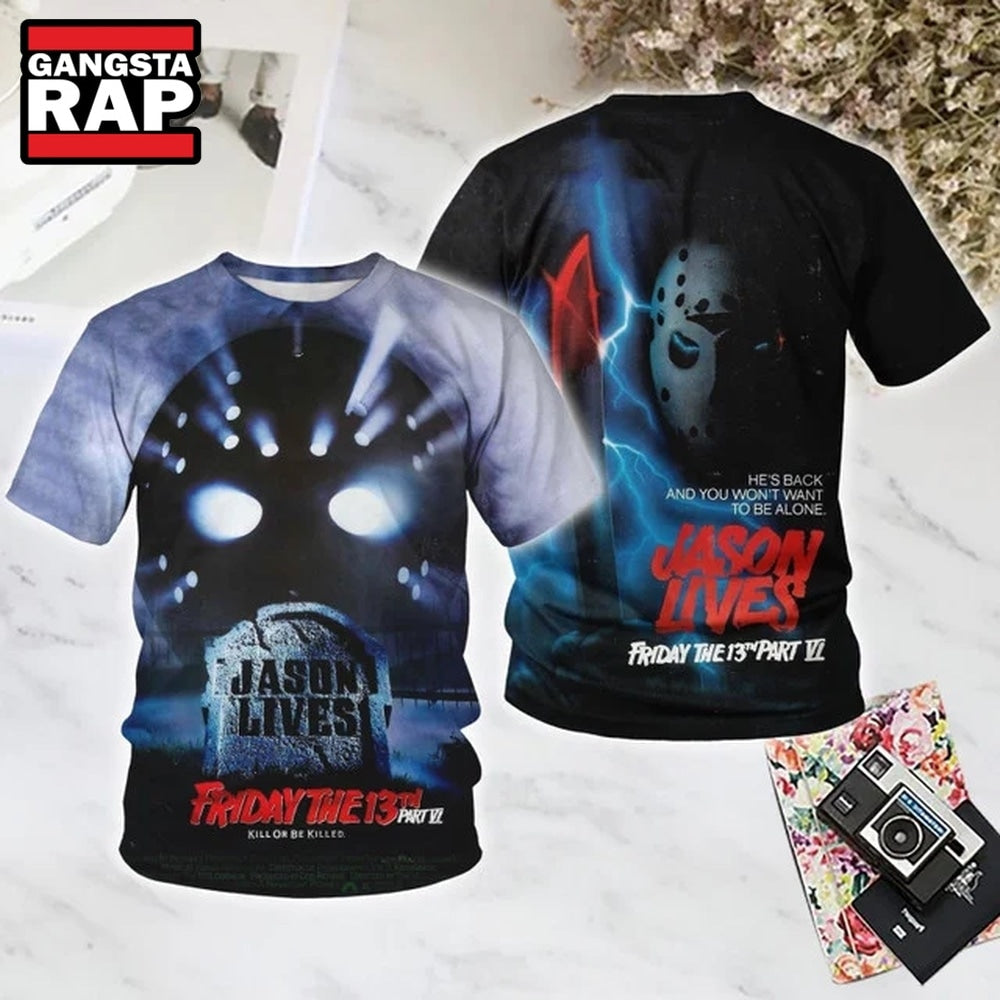 Friday the 13th 1988 Halloween All Over Print T Shirt