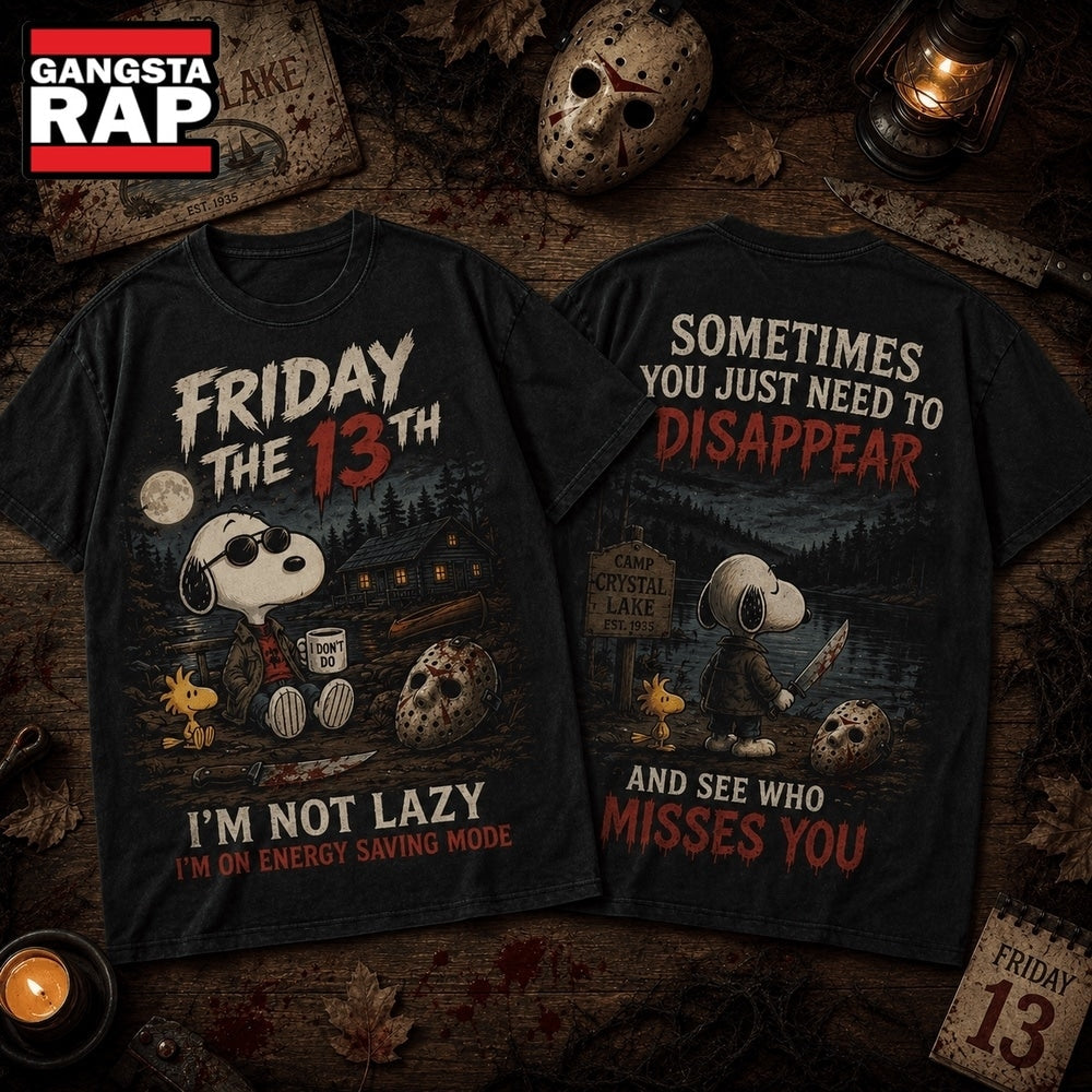 Friday the 13th Camp Crystal Lake Energy Saving Mode Horror Graphic 3D Shirt , Music Trending 3D Shirt
