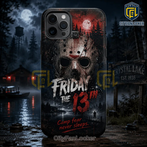 Friday The 13th Crystal Lake Horror Movie Phone Case