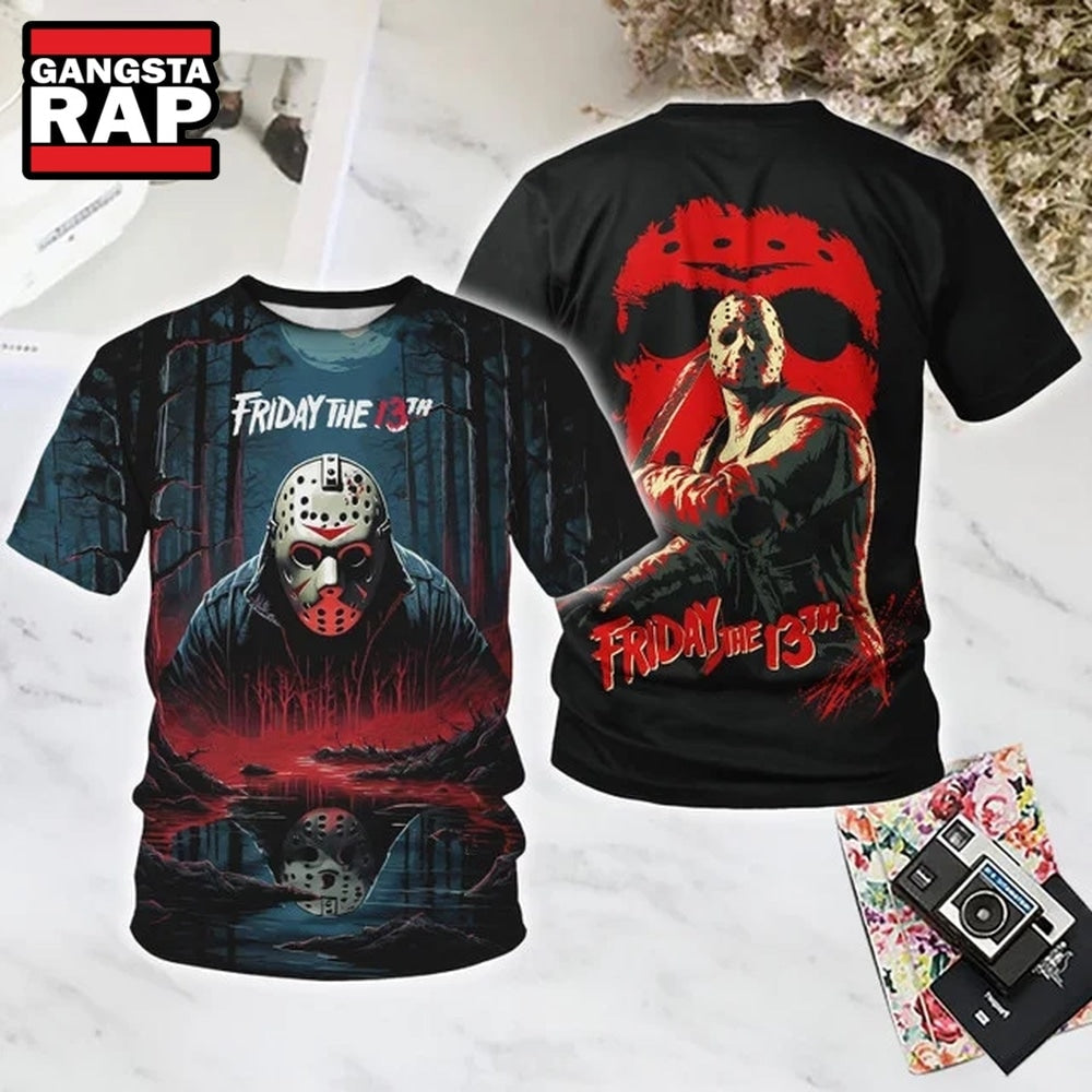 Friday the 13th Movies Halloween All Over Print T Shirt