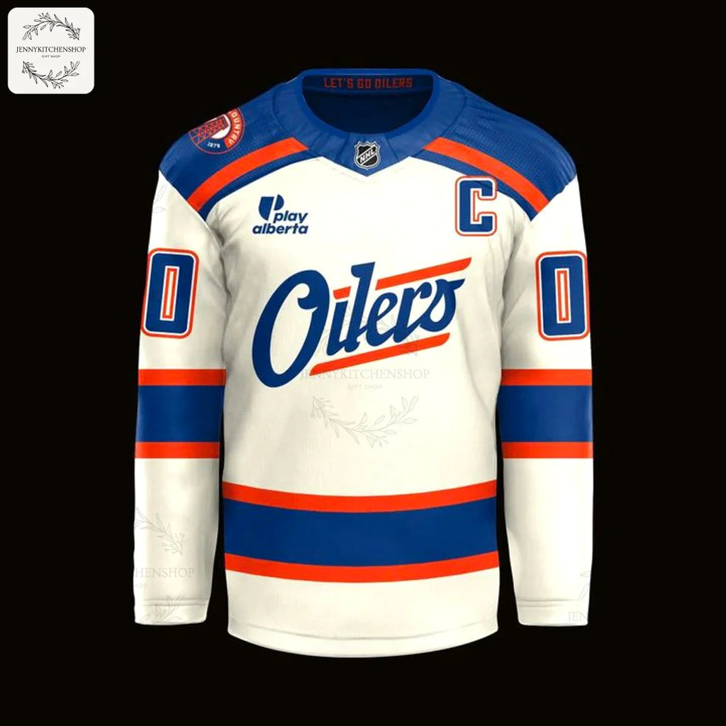 Edmonton Oilers 2025 New Custom Hockey Jersey