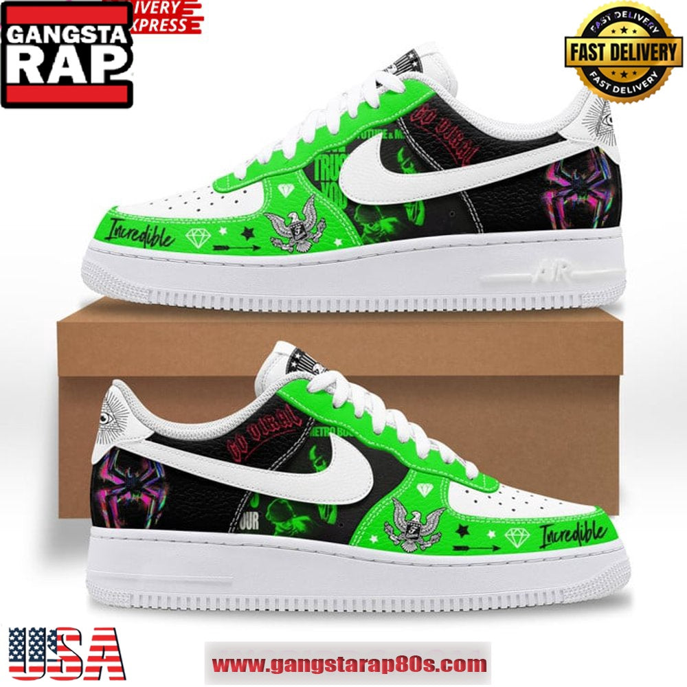 Future & Metro Boomin Limited Edition Air Force 1 Sneakers Shoes