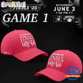 Game 1 NBA Final San Antonio Spurs Go SPURS Go 2026 Pink Cap