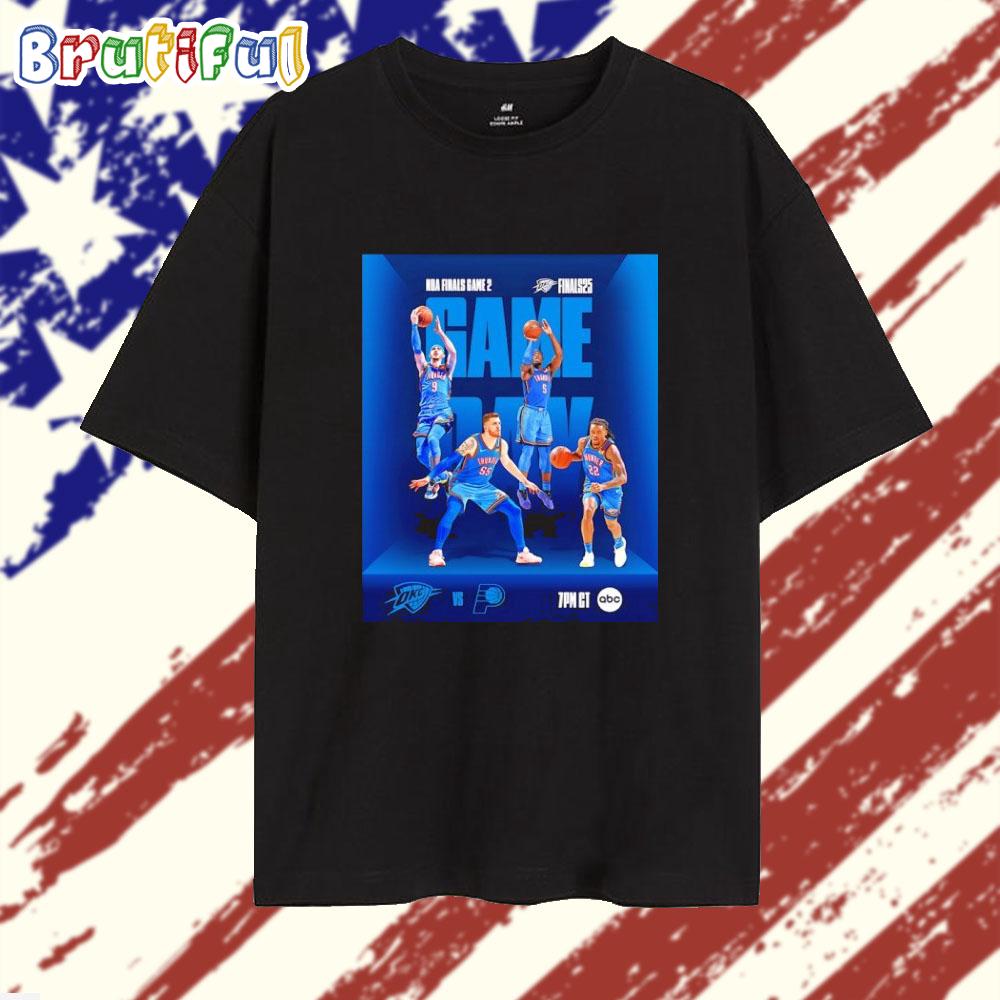 Game Day OKC Thunder 2025 NBA Finals Game 2 T Shirt