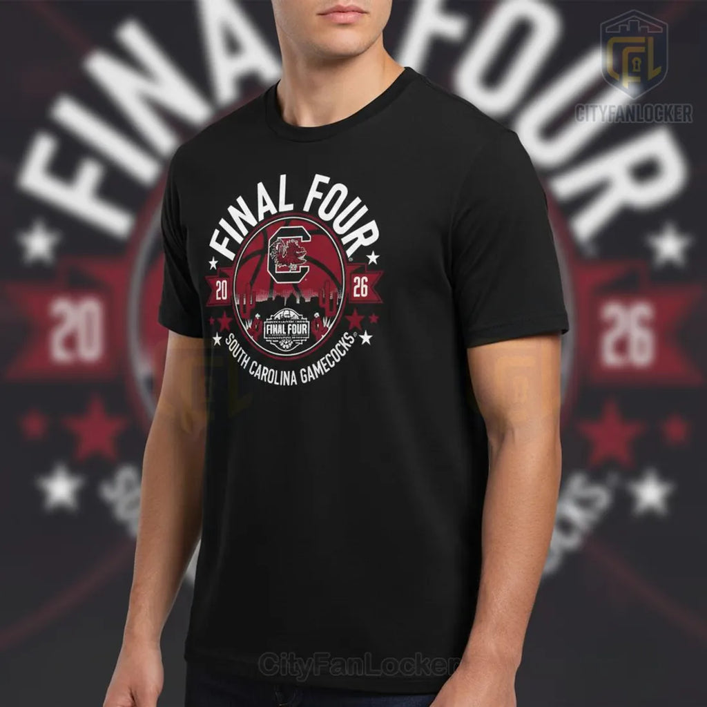 Gamecocks Final Four 2026 NCAA Basketball Event Fan Men’s T-Shirt