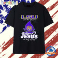 Geaux Tigers in My Veins Jesus in My Heart T Shirt