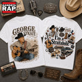 George Strait Country Legend Retro 3D Shirt , Music Trending 3D Shirt