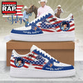George Strait Happy 4th Of July Custom Air Force 1 Shoes, Music Air Force 1 Shoes