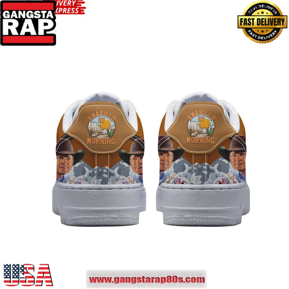 George Strait Merry Christmas Limited Edition Air Force 1 Running Sneakers