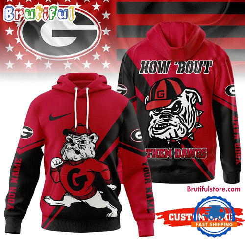 Georgia Bulldogs 2025 NCAA Duo Color Personalized Hoodie