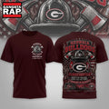 Georgia Bulldogs 2026 NCAA Firefighter Built for the Fire 3D Shirt
