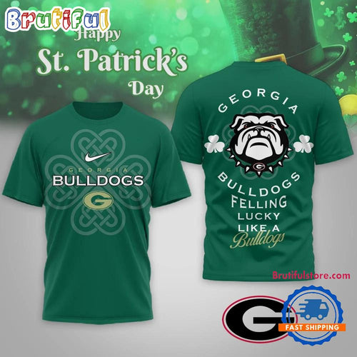 Georgia Bulldogs 2026 NCAA Lucky St. Patricks Day Limited Edition 3D Shirt