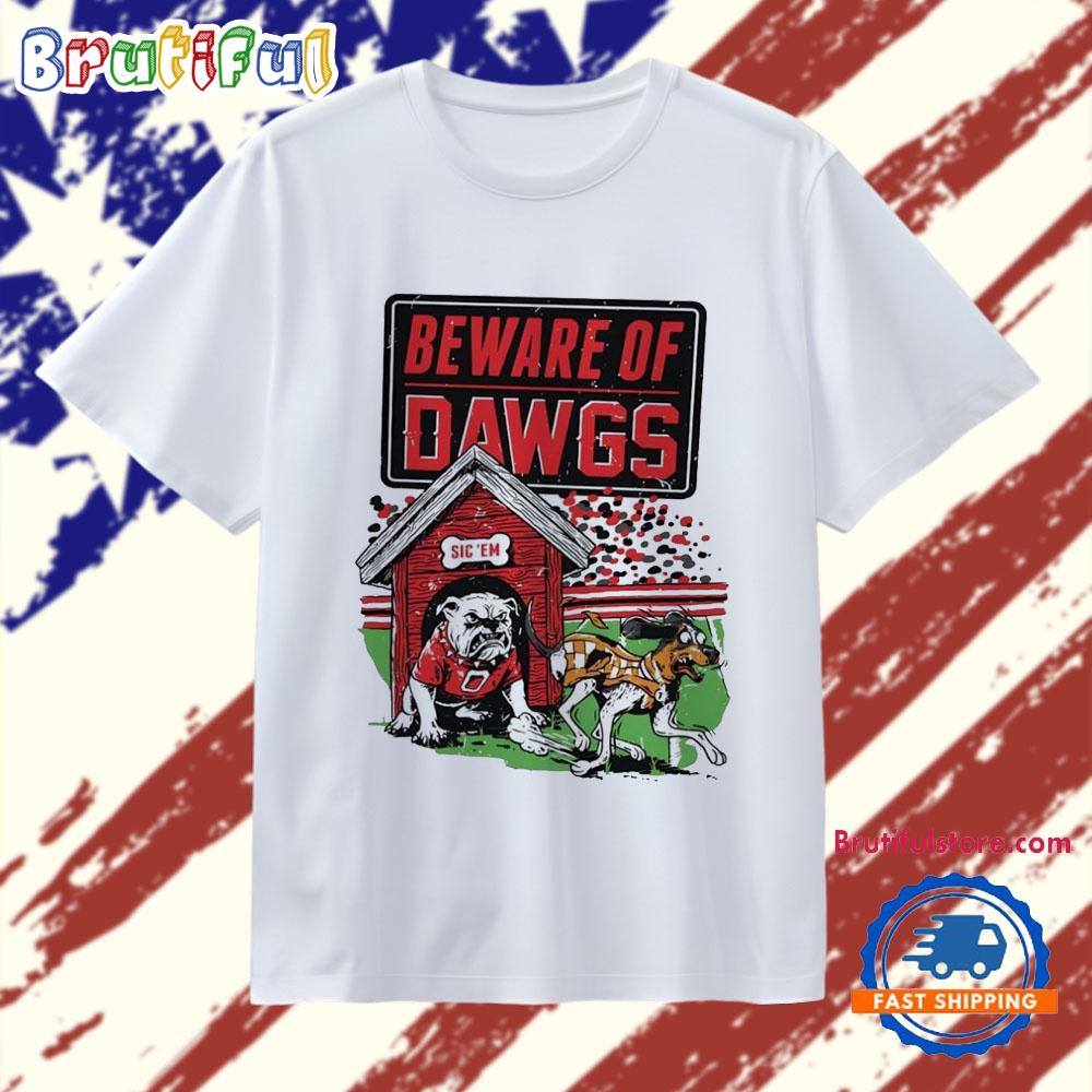Georgia Bulldogs Beware of Dawgs Sic ’em T Shirt