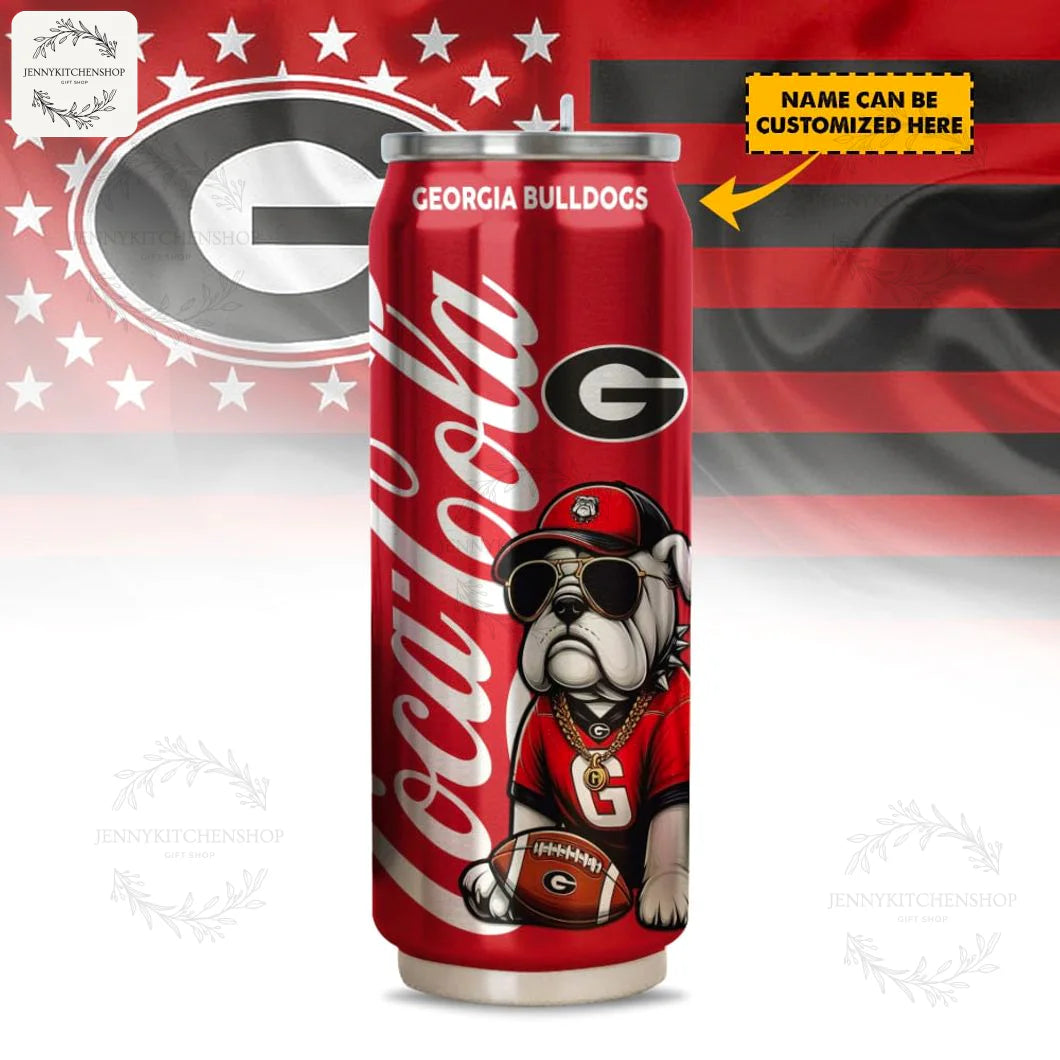Bulldogs Team Mix Coca Red Can Custom Tumbler