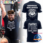 Georgia Bulldogs Football FIRE 2025 Hoodie T-Shirt