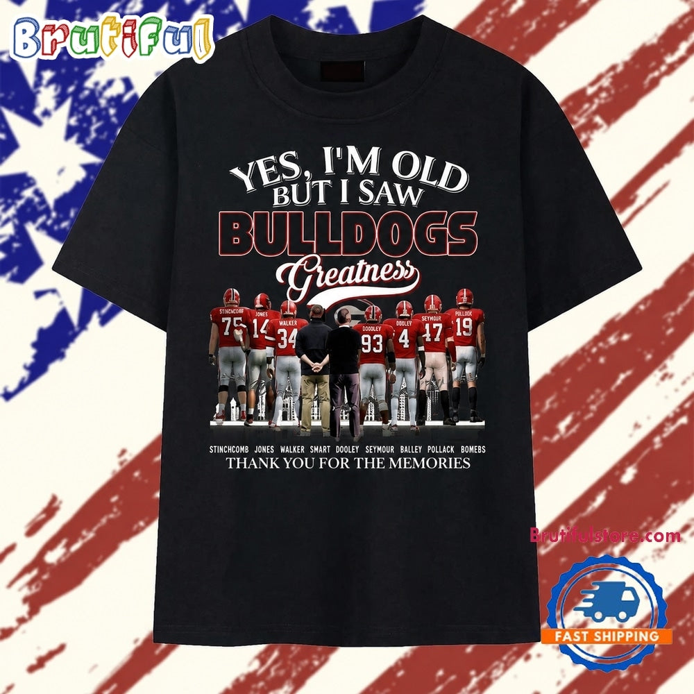 Georgia Bulldogs Football Legends Thank You For The Memories T Shirt
