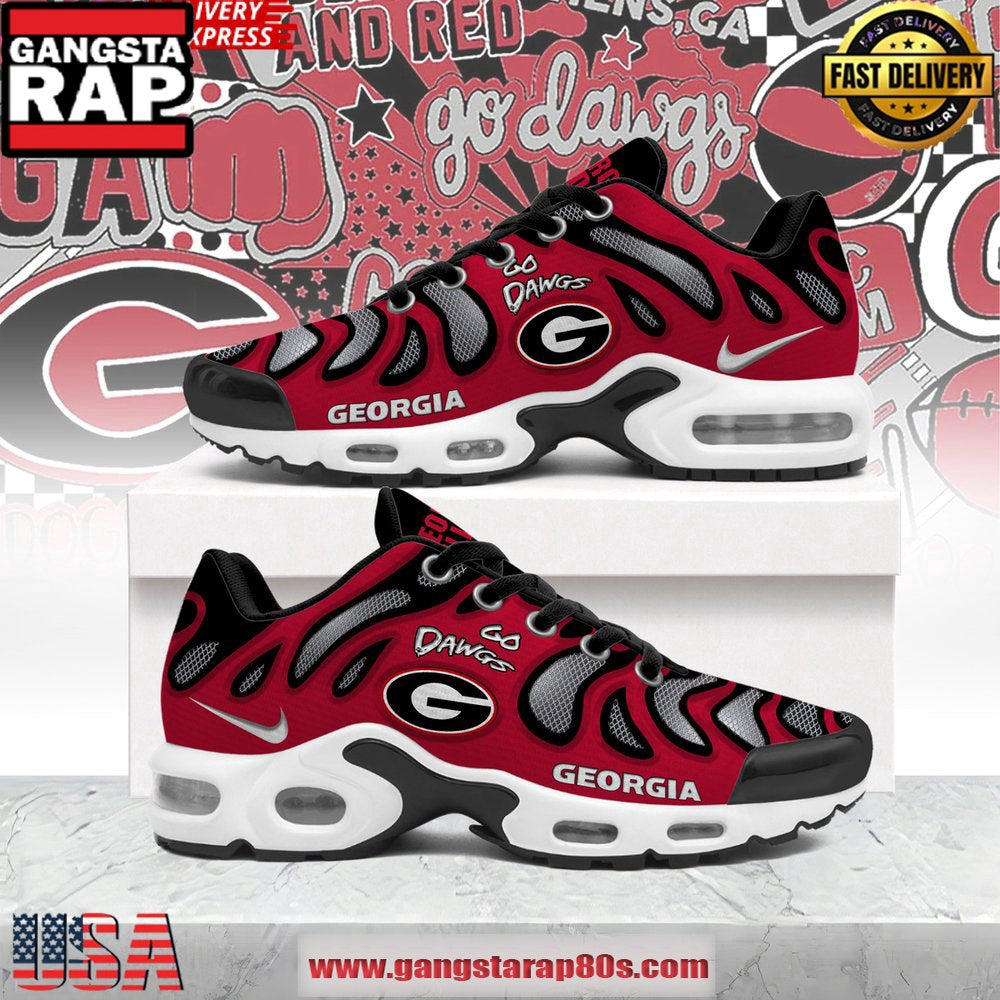 Georgia Bulldogs Go Dawgs Air Max Plus Shoes Running Sneakers