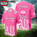 Georgia Bulldogs NCAA Breast Cancer Awareness Month 2026 Football Jersey
